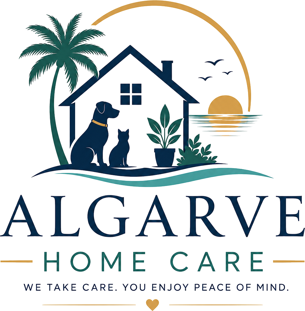 Logótipo oficial da Algarve Home Care
